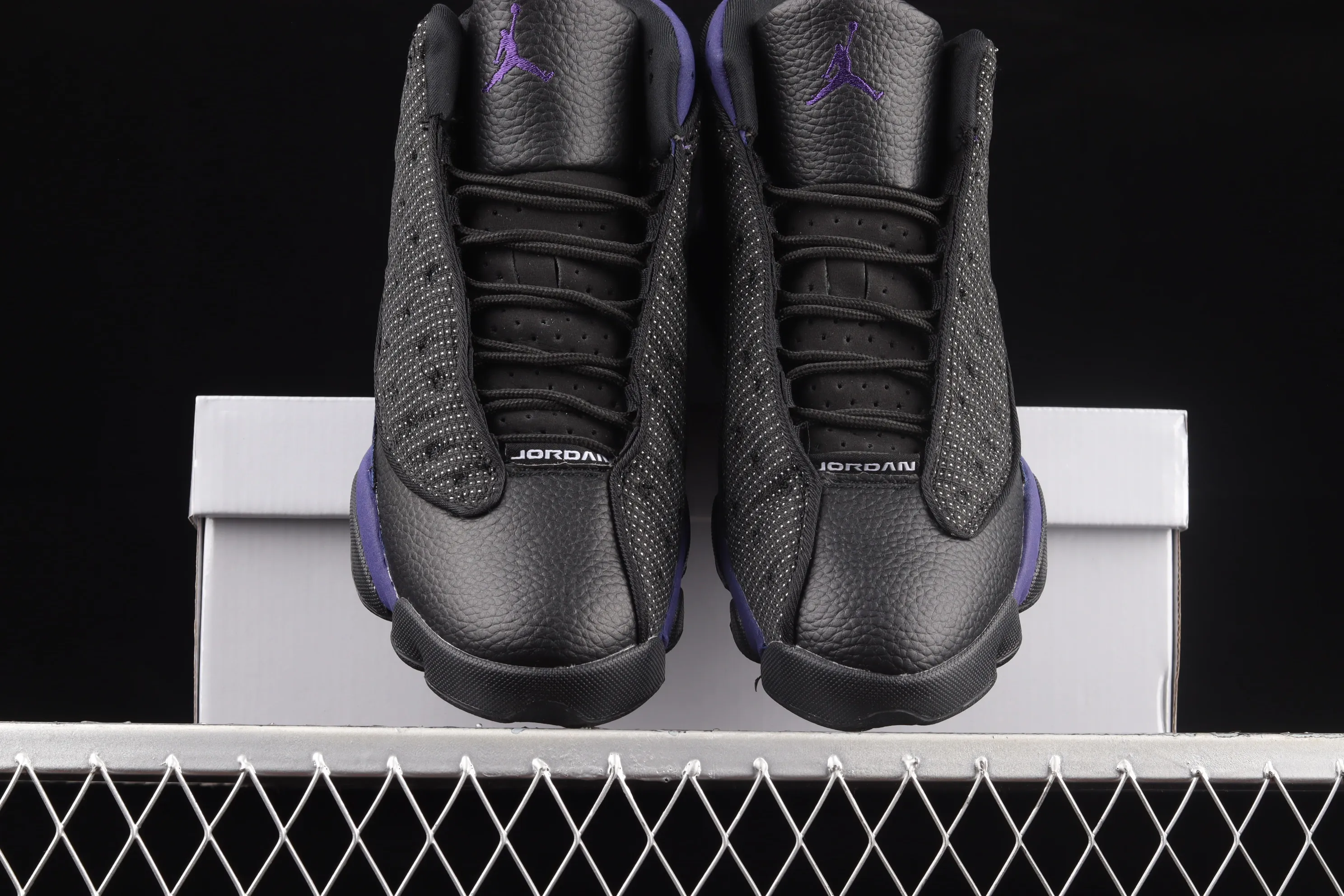 All categories Air Jordan Jordan series basketball shoes Air Jordan 13 G version Air Jordan AJ13 Retro AJ13 Joe 13 black and purple DJ5982-015